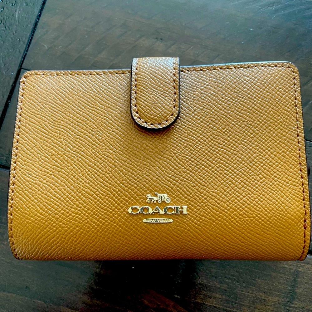 Coach bifold snap wallet